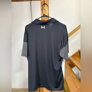 Under Armour Men's Polo in Black and Gray